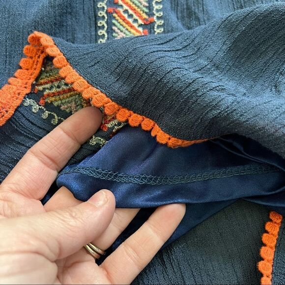 Anthropologie THML Embroidered Off the Shoulder Romper - Picture 6 of 9